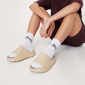 Nasty Gal Rubber Open Toe Sandals